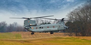 Chinook-in-flight