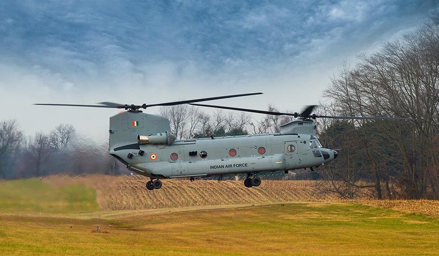 Chinook-in-flight