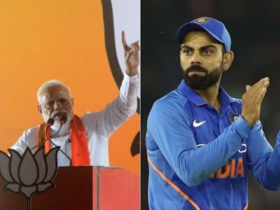 Virat Kohli Congratulates Narendra Modi on emphatic win