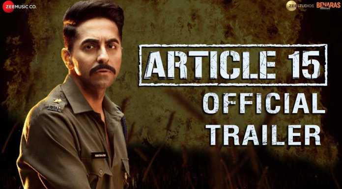 Article 15 A- Ayushman Khurana Movie