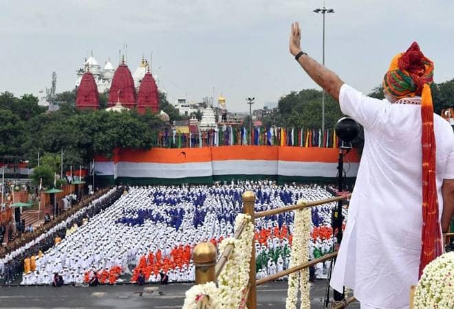 नरेंद्र मोदी के स्वतंत्रता दिवस